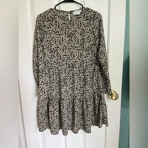 Unused Asos Design Animal Print Mini Dress